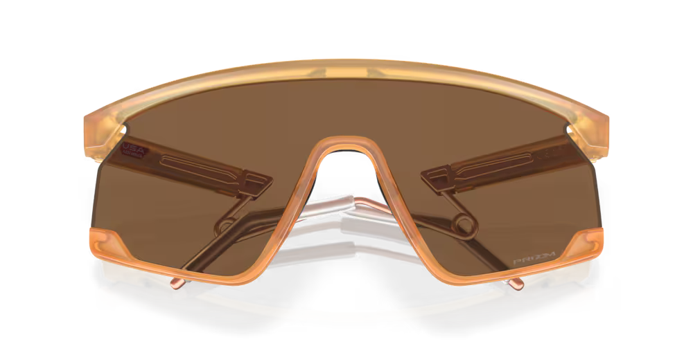 Oakley Sunglasses BXTR METAL Matte Transparent Light Curry / Prizm Bronze OO9237-06