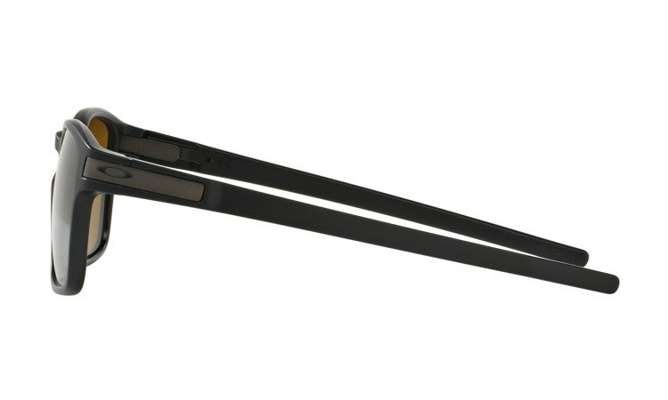 Oakley Sunglasses LATCH SQUARED Matte Black / Prizm Tungsten Polarized OO9353-12