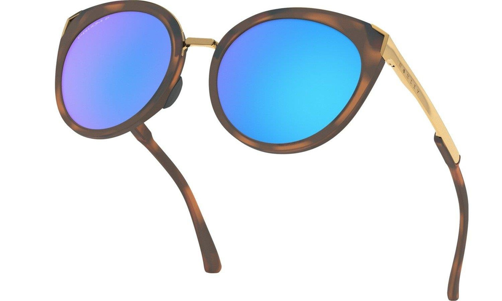 Oakley Okulary przeciwsłoneczne TOP KNOT Matte Brown Tortoise/Prizm Sapphire Polarized OO9434-06