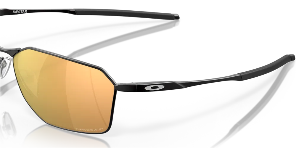 Oakley Sunglasses SAVITAR Satin Black/Prizm Rose Gold Polarized OO6047-04