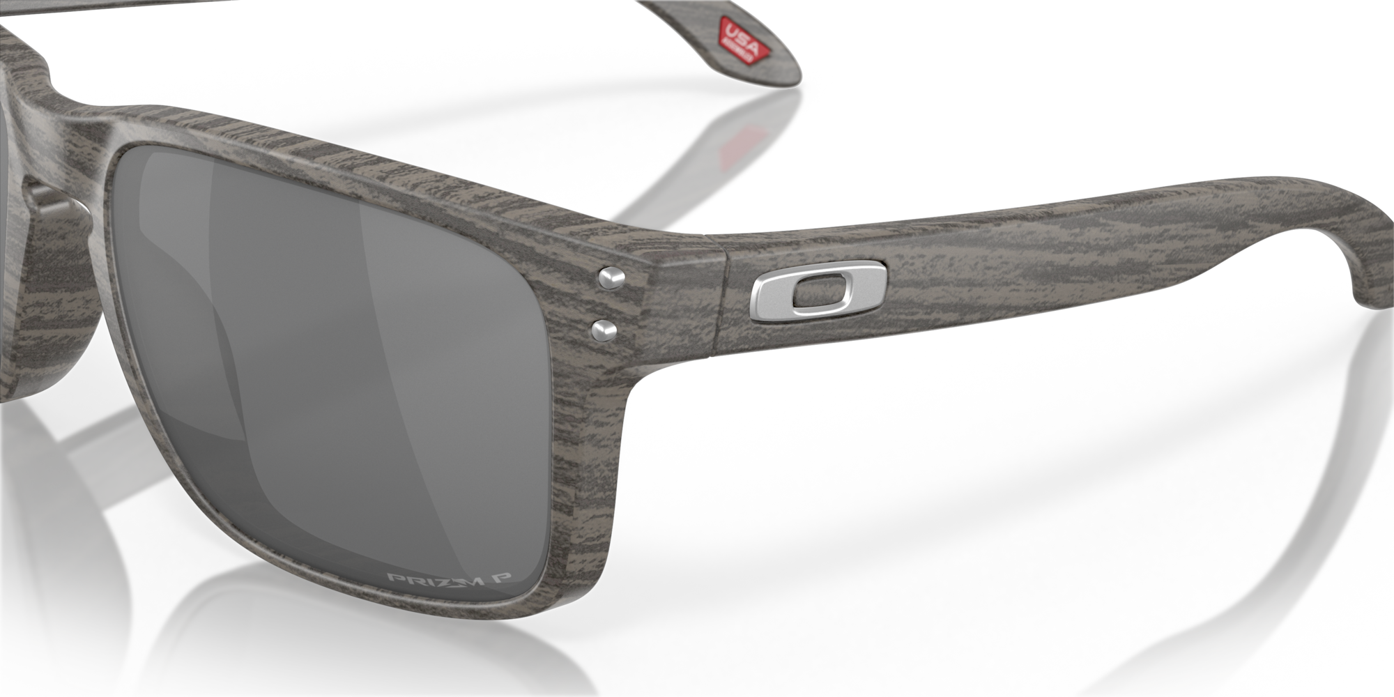 Oakley Sunglasses HOLBROOK Woodgrain / Prizm Black Polarized OO9102-W9