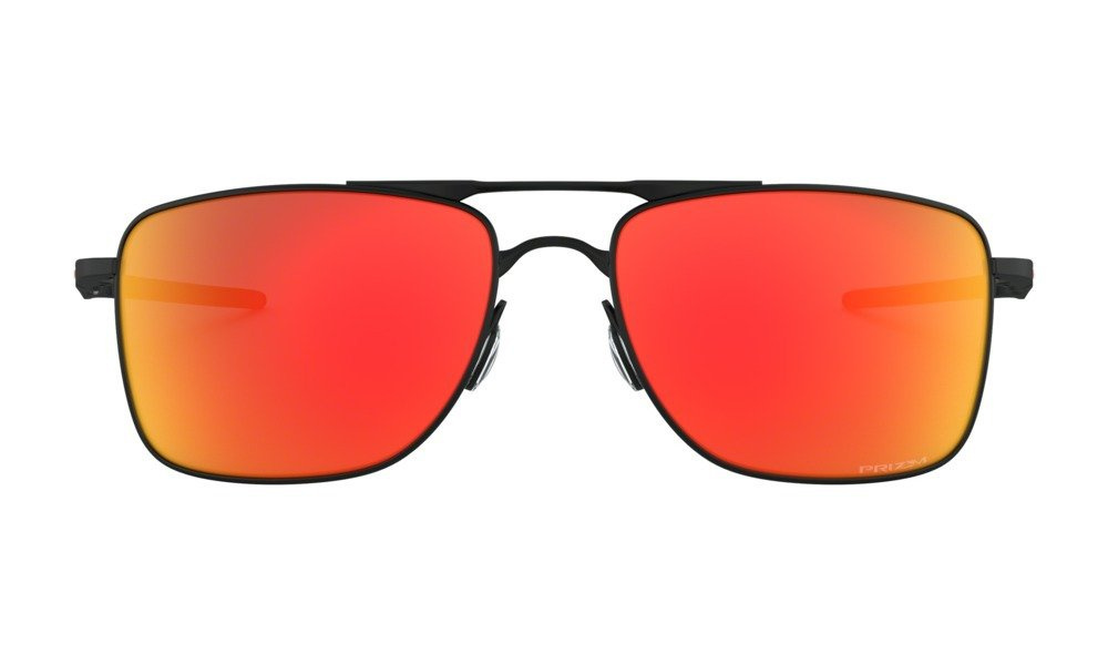 Oakley Sunglasses GAUGE 8 Matte Black/Prizm Ruby OO4124-13