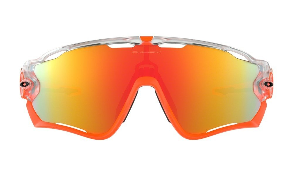 Oakley Sunglasses JAWBREAKER Matte Clear/Fire Iridium OO9290-37