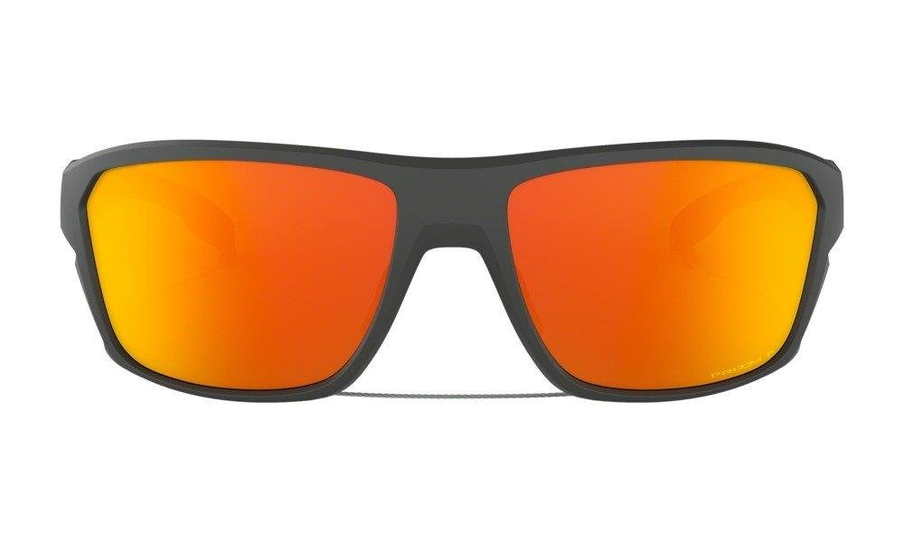 Oakley Okulary przeciwsłoneczne SPLIT SHOT Matte Heather Grey/Prizm Ruby Polarized OO9416-08