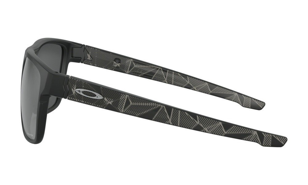Oakley Sunglasses CROSSRANGE XL Matte Black Prizmatic/Prizm Black OO9360-14
