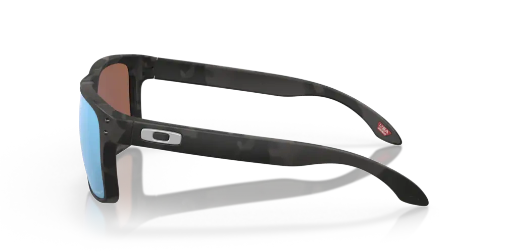 Oakley Sunglasses HOLBROOK Matte Black Camo/Prizm Deep Water Polarized OO9102-T9