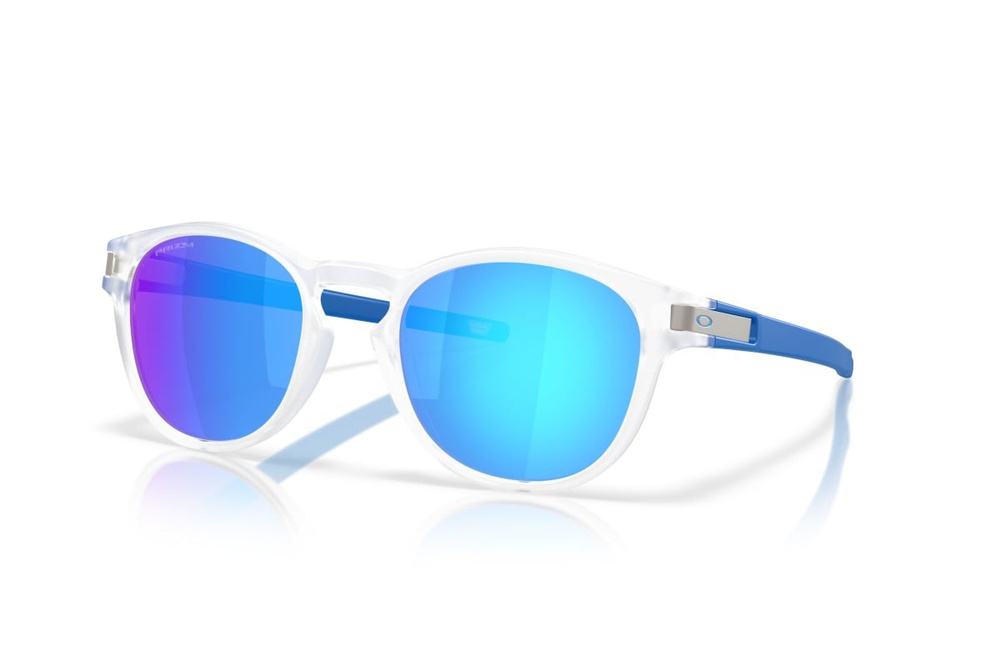 Oakley Okulary przeciwsłoneczne LATCH Matte Clear / Prizm Sapphire OO9265-76