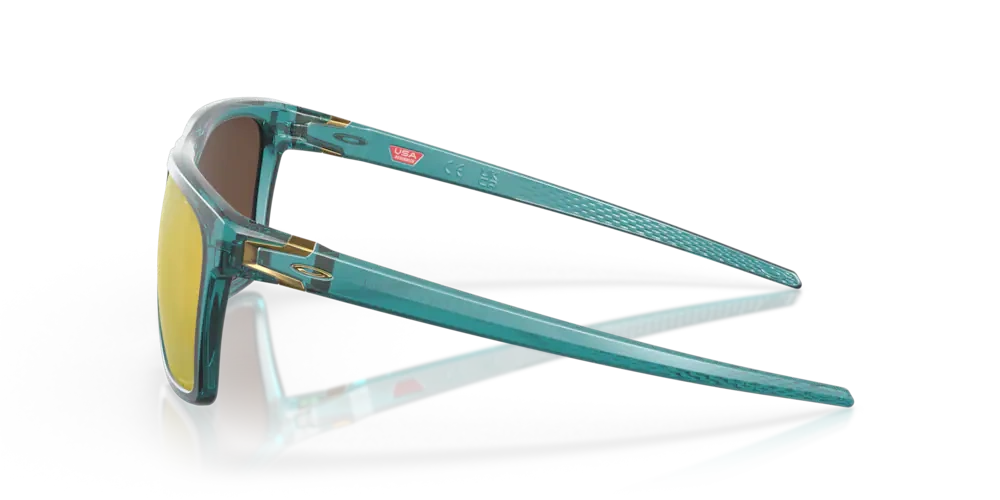 Oakley Okulary przeciwsłoneczne LEFFINGWELL Matte Artic Surf, Prizm 24k Polarized OO9100-06