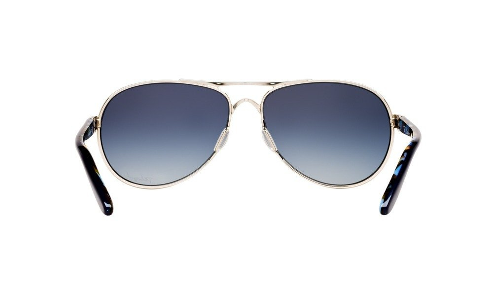 Oakley Okulary przeciwsłoneczne TIE BREAKER Polished Chrome/Grey Gradient Polarized OO4108-02