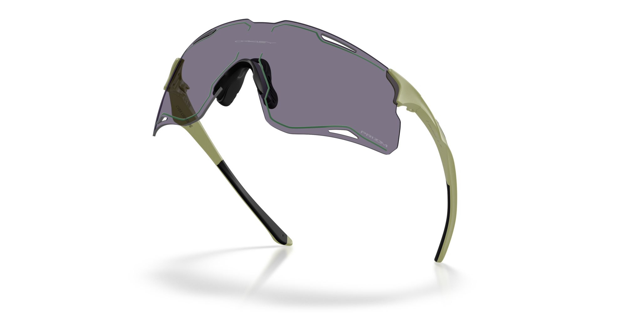 Oakley Sunglasses CYBR LIGHTNING Green/Prizm Grey OO9538D-08