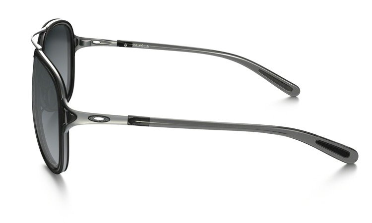 OAKLEY Okulary KICKBACK Black Ice Onyx / Gray Gradient Polarized OO4102-13