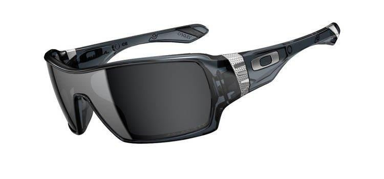 Oakley Sunglasses OFFSHOOT Crystal Black/Black Iridium Polarized OO9190-05