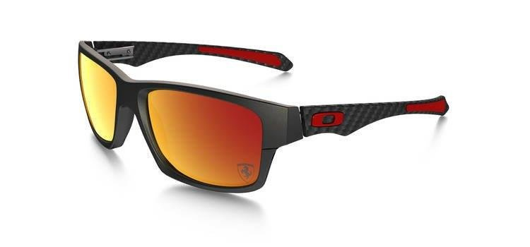 Oakley Sunglasses SPECIAL EDITION FERRARI JUPITER CARBON Matte Carbon/Ruby Iridium Polarized OO9220-06
