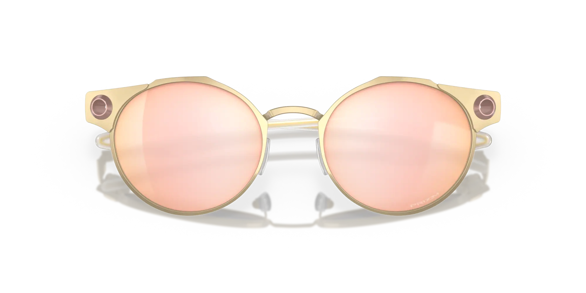 Oakley Okulary przeciwsłoneczne DEADBOLT Satin Light Gold/Prizm Rose Gold OO6046-06