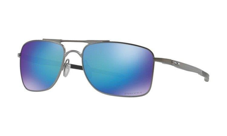 Oakley Sunglasses GAUGE 8 Matte Gunmetal/ Prizm Sapphire Polarized OO4124-06