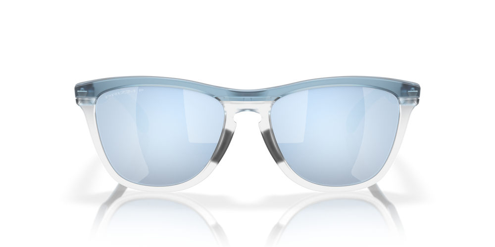Oakley Okulary przeciwsłoneczne FROGSKINS RANGE Transparent Stonewash/Prizm Deep Water Polarized OO9284-09