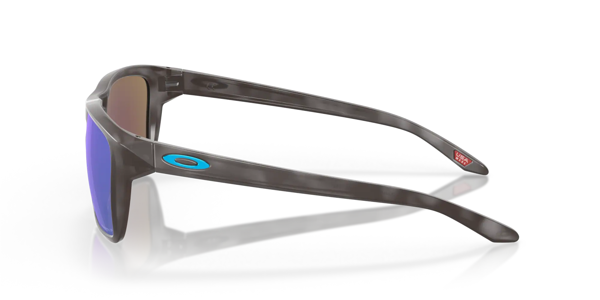 Oakley Okulary przeciwsłoneczne SYLAS OO9448-28 Matte Black Tortoise, Prizm Sapphire Polarized