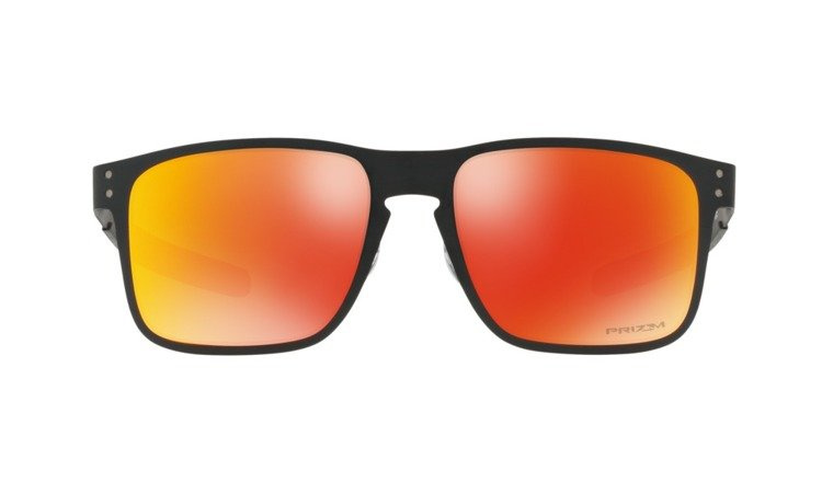 Oakley Okulary przeciwsłoneczne HOLBROOK METAL Matte Black/Prizm Ruby OO4123-12