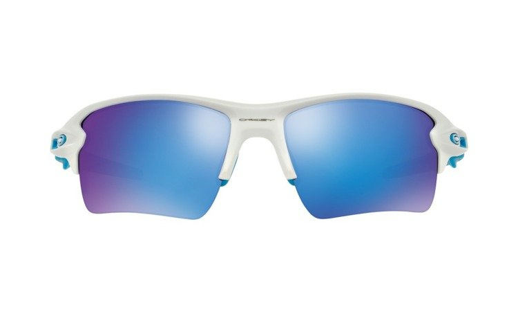 Oakley Okulary FLAK 2.0 XL Matte White/Sapphire Iridium OO9188-02