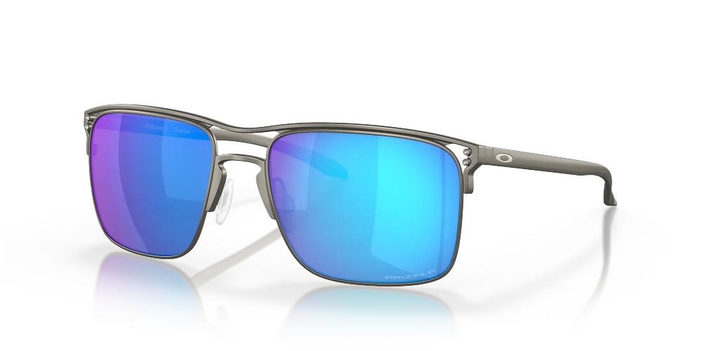 Oakley Okulary przeciwsłoneczne HOLBROOK TI Matte Gunmetal, Prizm Sapphire Polarized OO6048-04