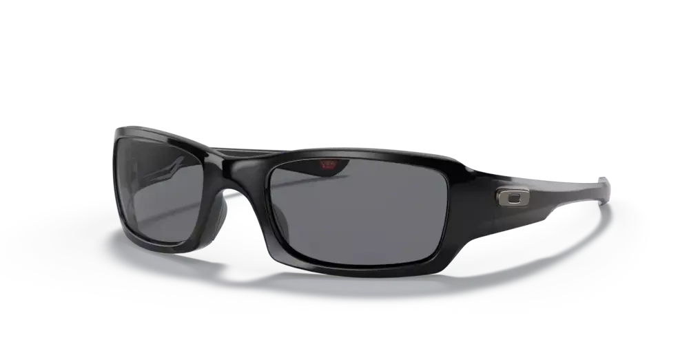 Oakley Sunglasses  FIVES SQUARED Polished Black/Grey OO9238-04