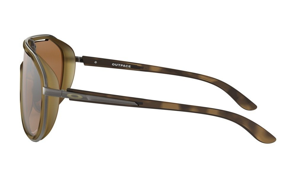 Oakley Sunglasses OUTPACE Matte Brown Tortoise/Prizm Tungsten OO4133-04