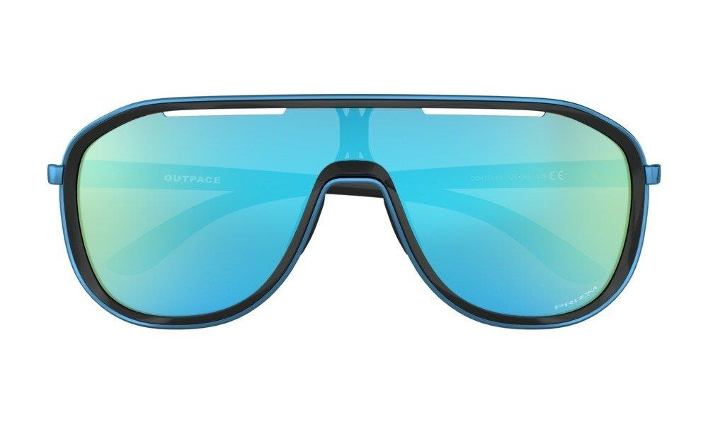 Oakley Okulary przeciwsłoneczne OUTPACE Polished Black/Prizm Sapphire OO4133-03