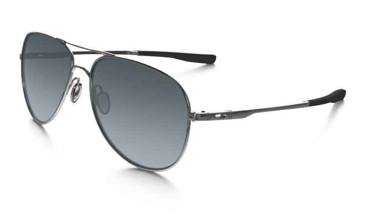 Oakley ELMONT M&L Polished Chrome/Grey Gradient Polarized OO4119-02