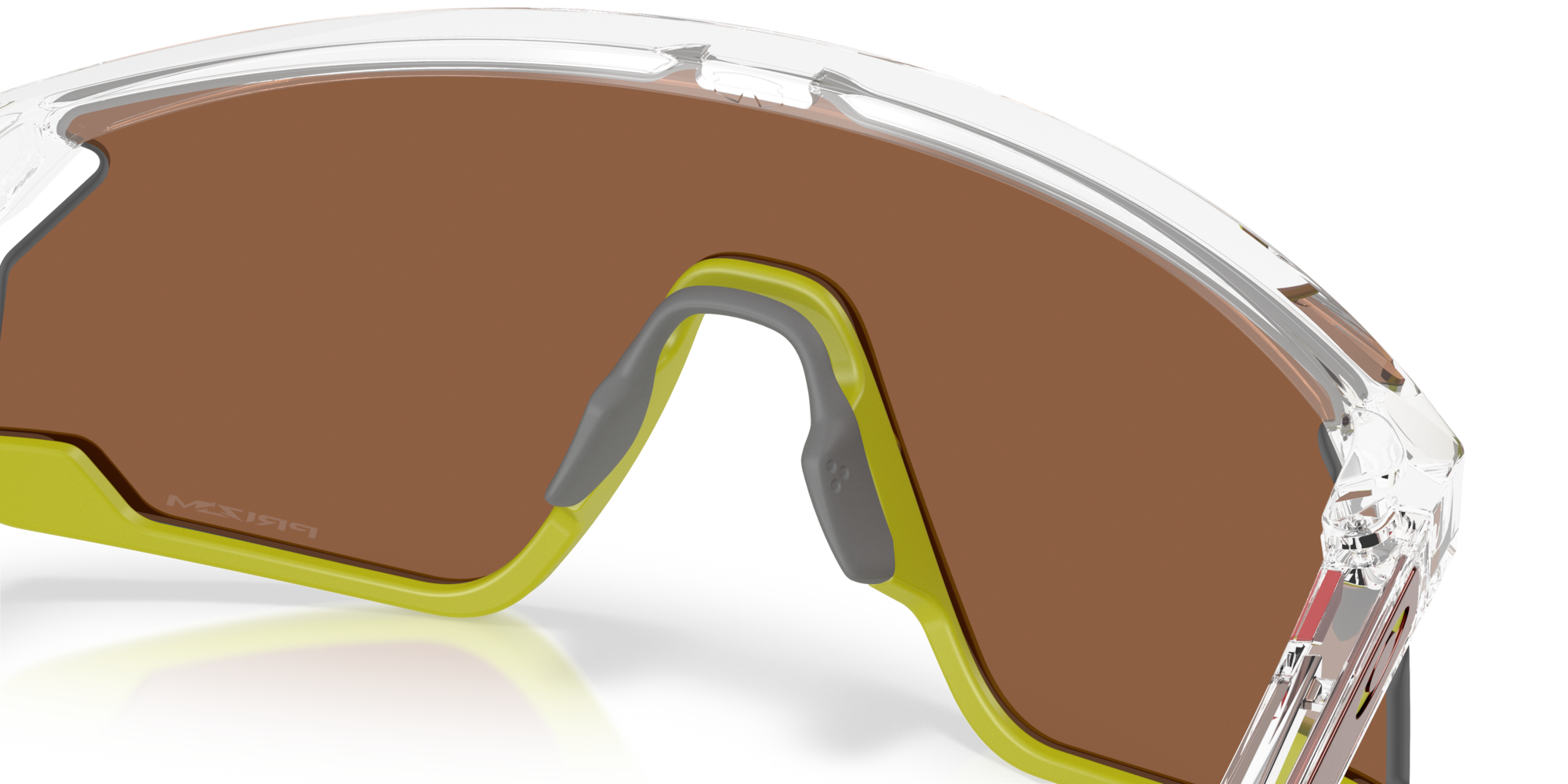 Oakley Okulary przeciwsłoneczne BXTR METAL Limitless Collection Polished Clear / Prizm Tungsten OO9237-15