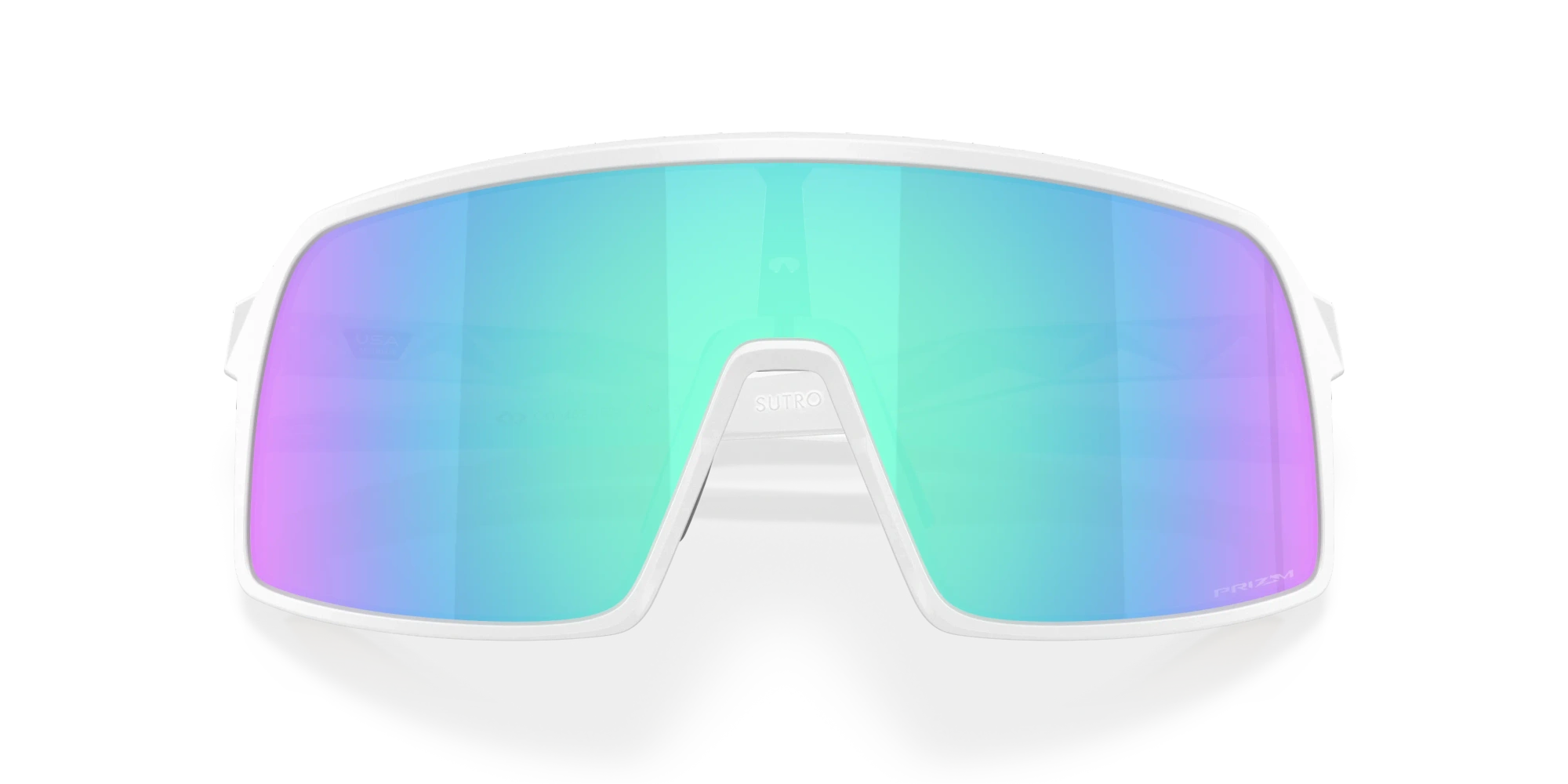 Oakley Okulary przeciwsłoneczne SUTRO S Matte White/Prizm Sapphire OO9462-15