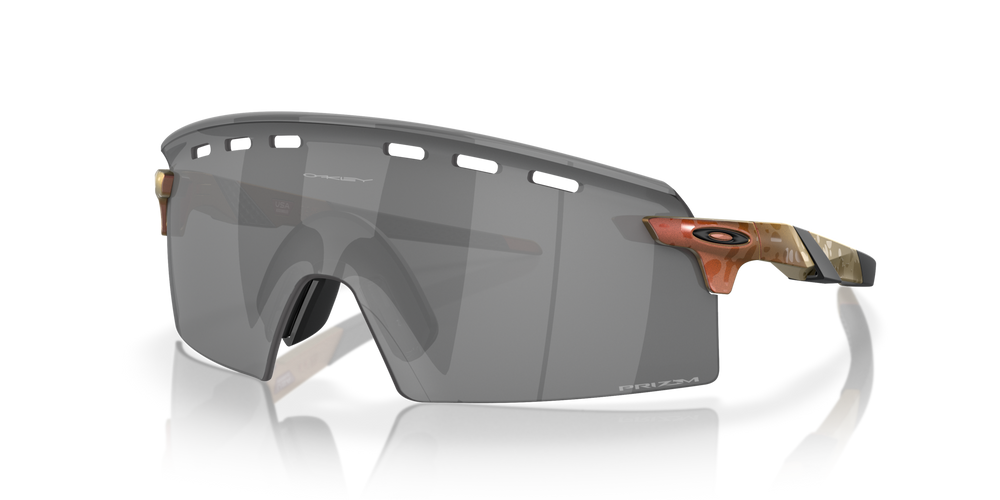 Oakley Okulary przeciwsłoneczne ENCODER STRIKE VENTED Community Collection Matte Red/Gold Colorshift/Prizm Black OO9235-12