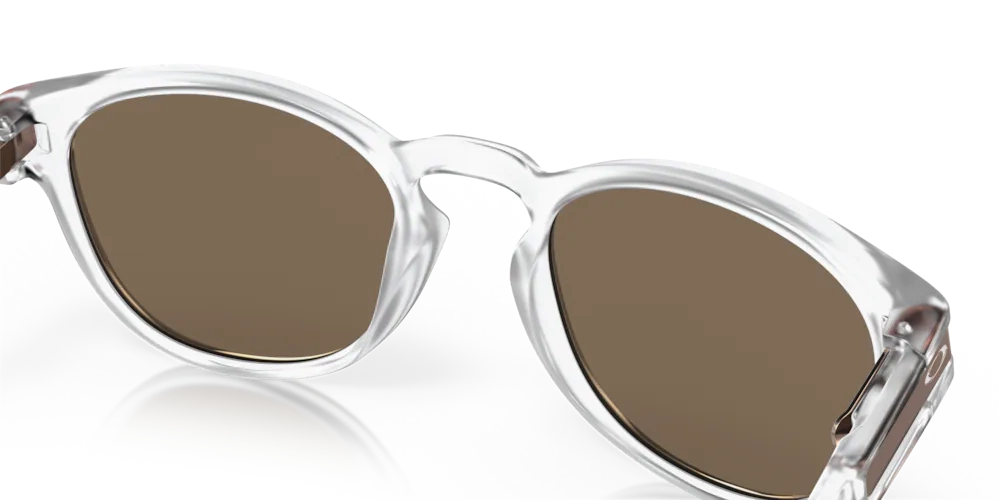 Oakley Sunglasses LATCH Matte Clear/Prizm Rose Gold Polarized OO9265-52