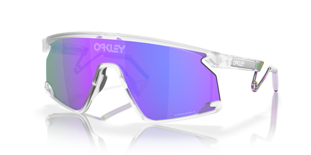 Oakley Sunglasses BXTR METAL Matte Clear / Prizm Violet OO9237-02