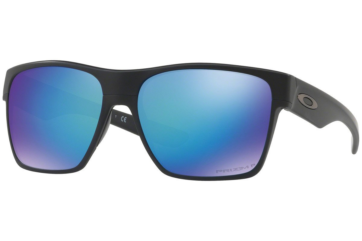 Oakley TWOFACE XL Matte Black/Prizm Sapphire Polarized OO9350-09