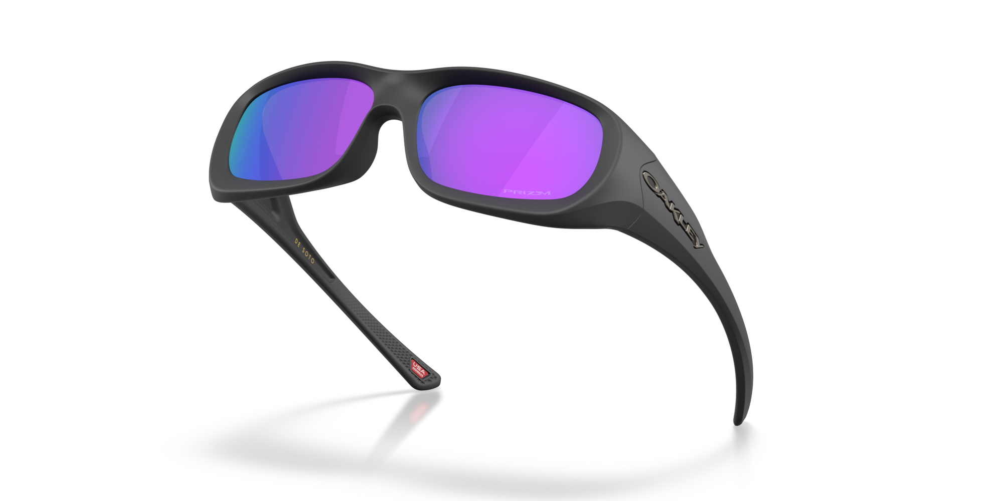 Oakley Okulary przeciwsłoneczne DE SOTO Black Suede/Prizm Violet OO9494-08