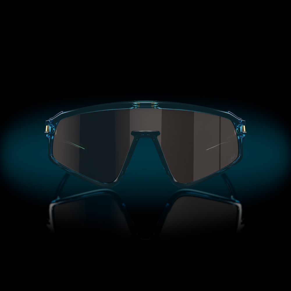 Oakley Okulary przeciwsłoneczne LATCH PANEL Kylian Mbappé Signature Transparent Stonewash / Prizm Tungsten OO9404-08