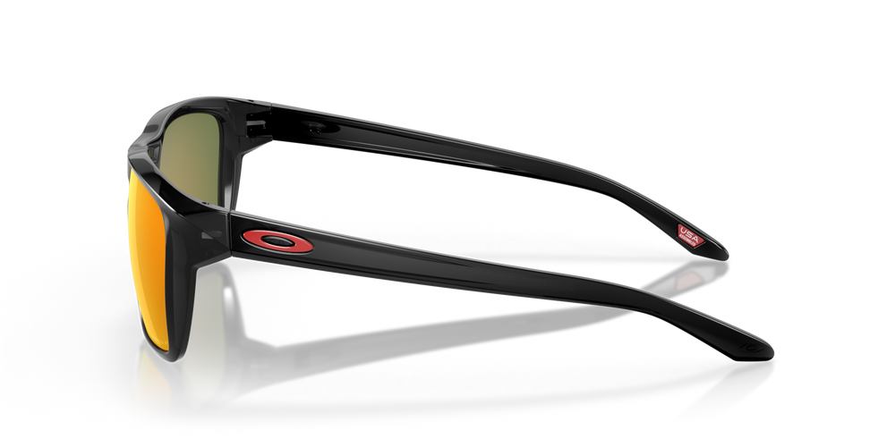 Oakley Okulary przeciwsłoneczne z polaryzacją Black Ink, Prizm Ruby Polarized OO9448-05