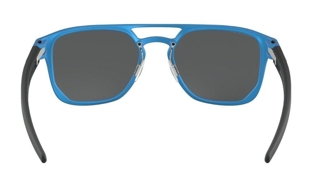 Oakley Okulary przeciwsłoneczne LATCH ALPHA Matte Sapphire Blue/Prizm Black OO4128-03