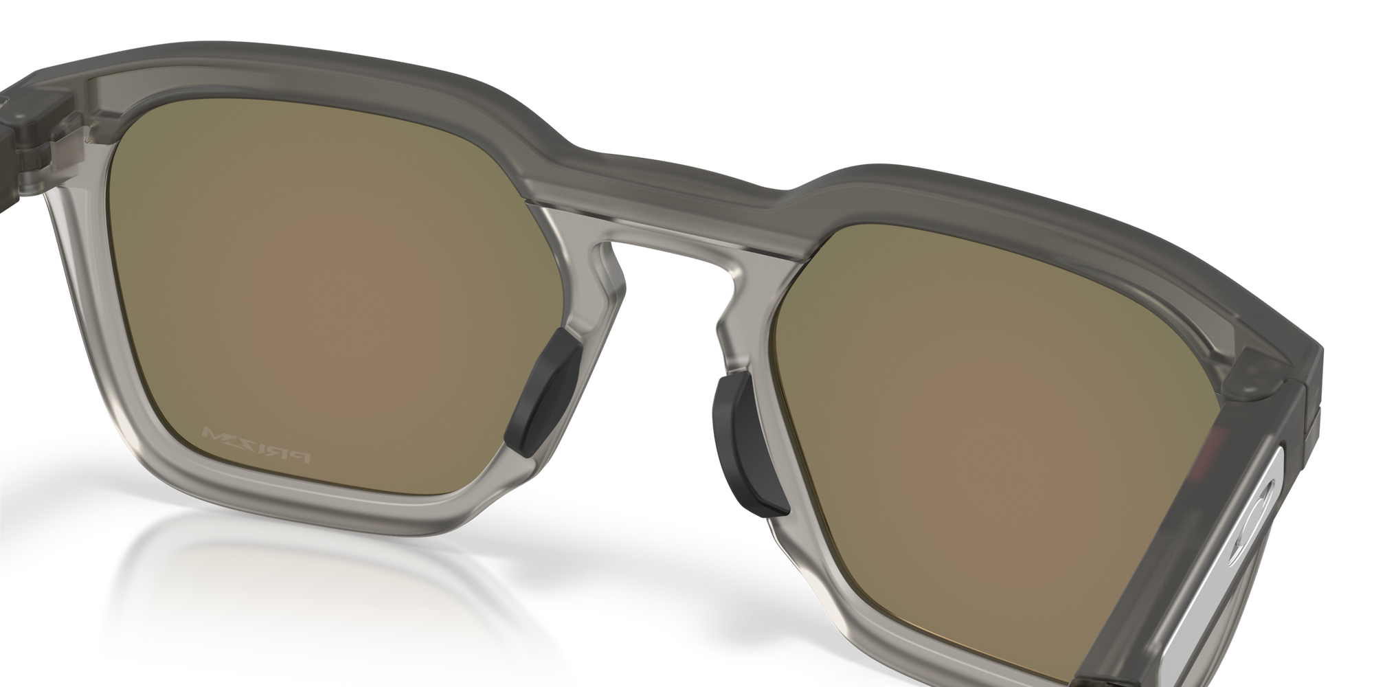 Oakley Okulary przeciwsłoneczne HSTN SQ Matte Grey Smoke / Prizm Ruby OO9533-02