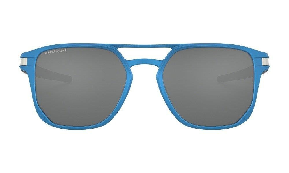 Oakley Okulary przeciwsłoneczne LATCH ALPHA Matte Sapphire Blue/Prizm Black OO4128-03