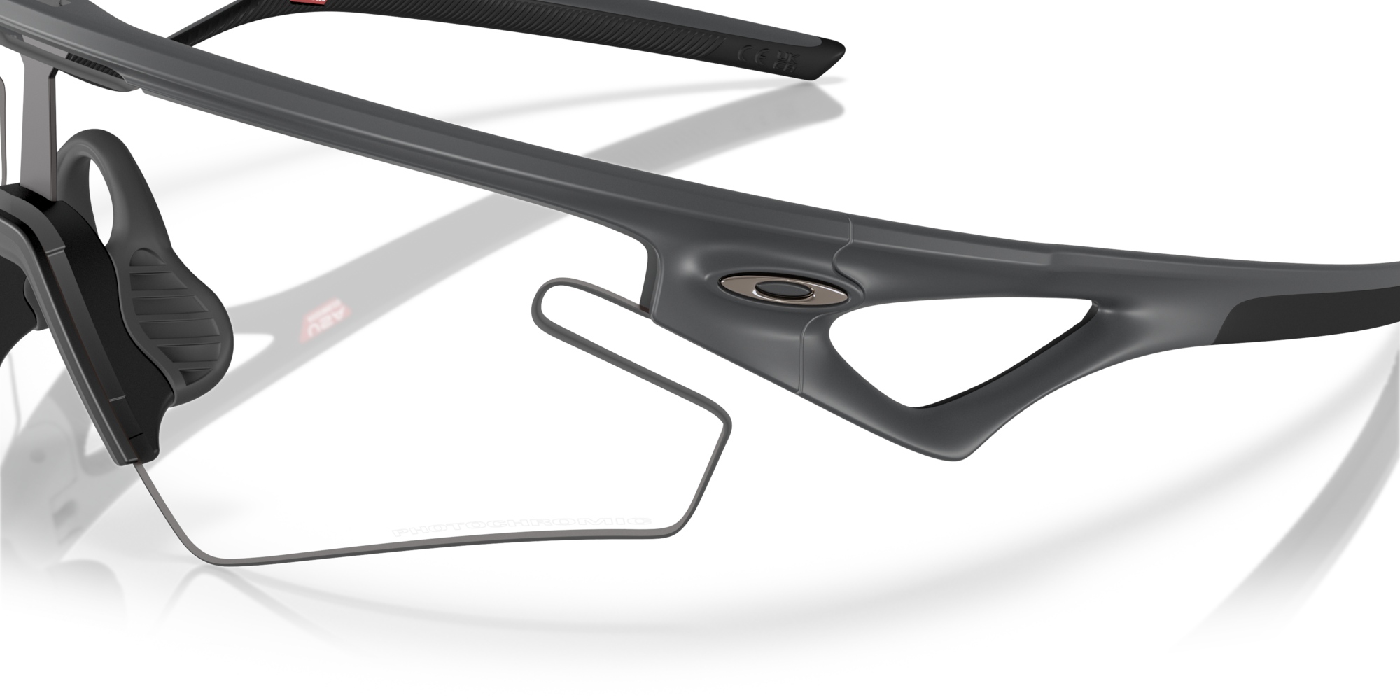 Oakley Okulary przeciwsłoneczne SPHAERA SLASH Carbon / Clear to Black Photochromic OO9499-12