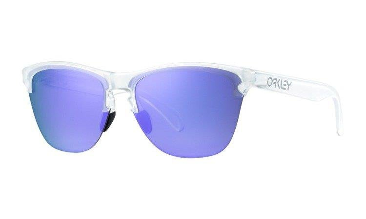 Oakley Sunglasses FROGSKINS Matte Clear/Violet Iridium OO9374-03