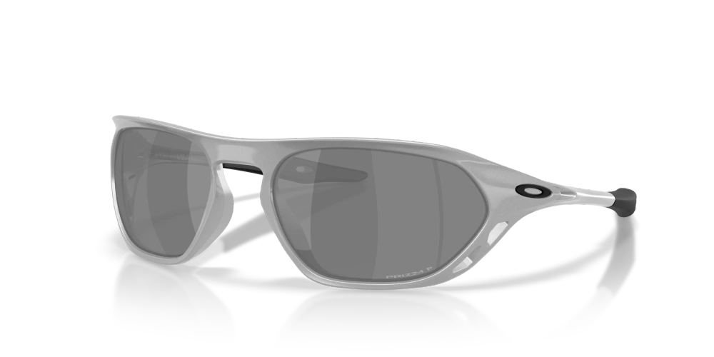 Oakley Okulary przeciwsłoneczne CAGE JACKET X Silver/Prizm Black Polarized OO9537-09