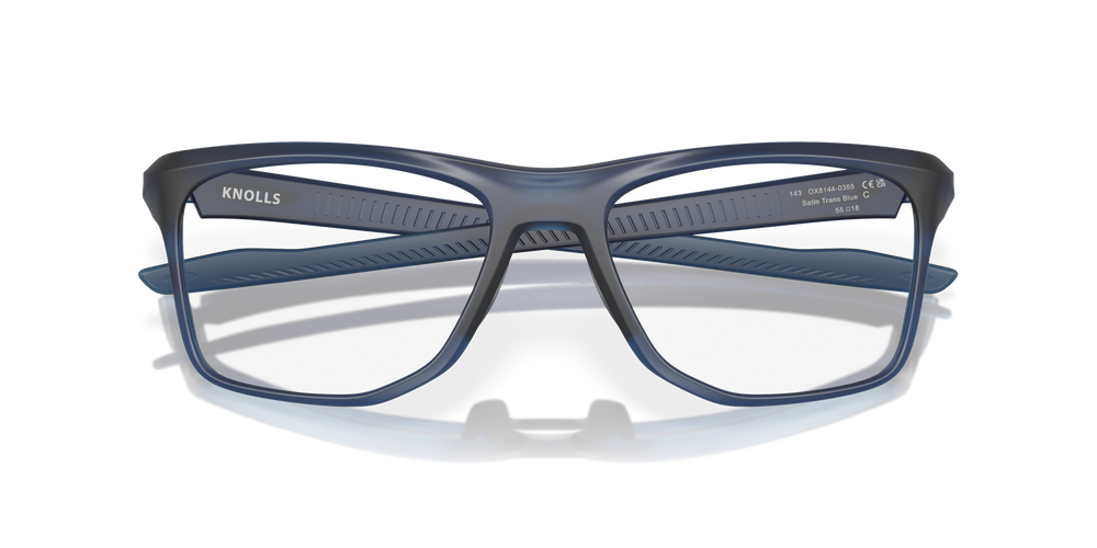 Oakley Okulary korekcyjne KNOLLS Satin Transparent Blue OX8144-03