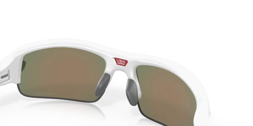 Oakley Okulary przeciwsłoneczne Dziecięce FLAK XXS Matte White, Prizm Ruby OJ9008-09