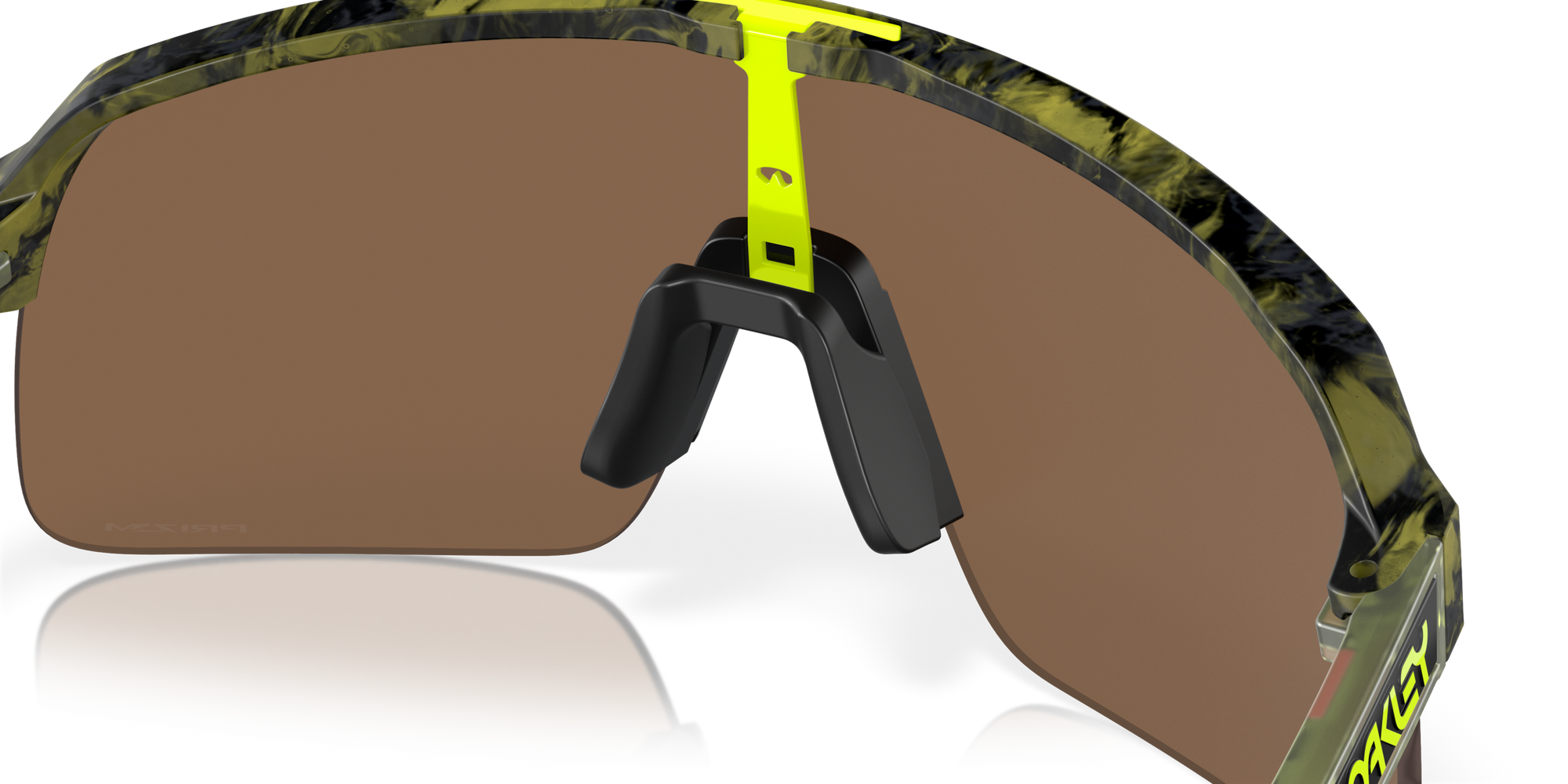 Oakley Okulary przeciwsłoneczne SUTRO LITE Matte Transparent Fern Swirl / Prizm Bronze OO9463-57