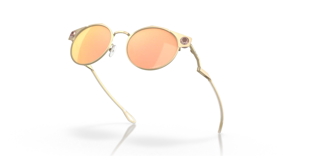 Oakley Okulary przeciwsłoneczne DEADBOLT Satin Light Gold/Prizm Rose Gold OO6046-06
