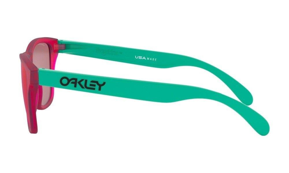 Oakley Okulary przeciwsłoneczne FROGSKINS XS Matte Translucent Crystal Pink/Prizm Road OJ9006-09