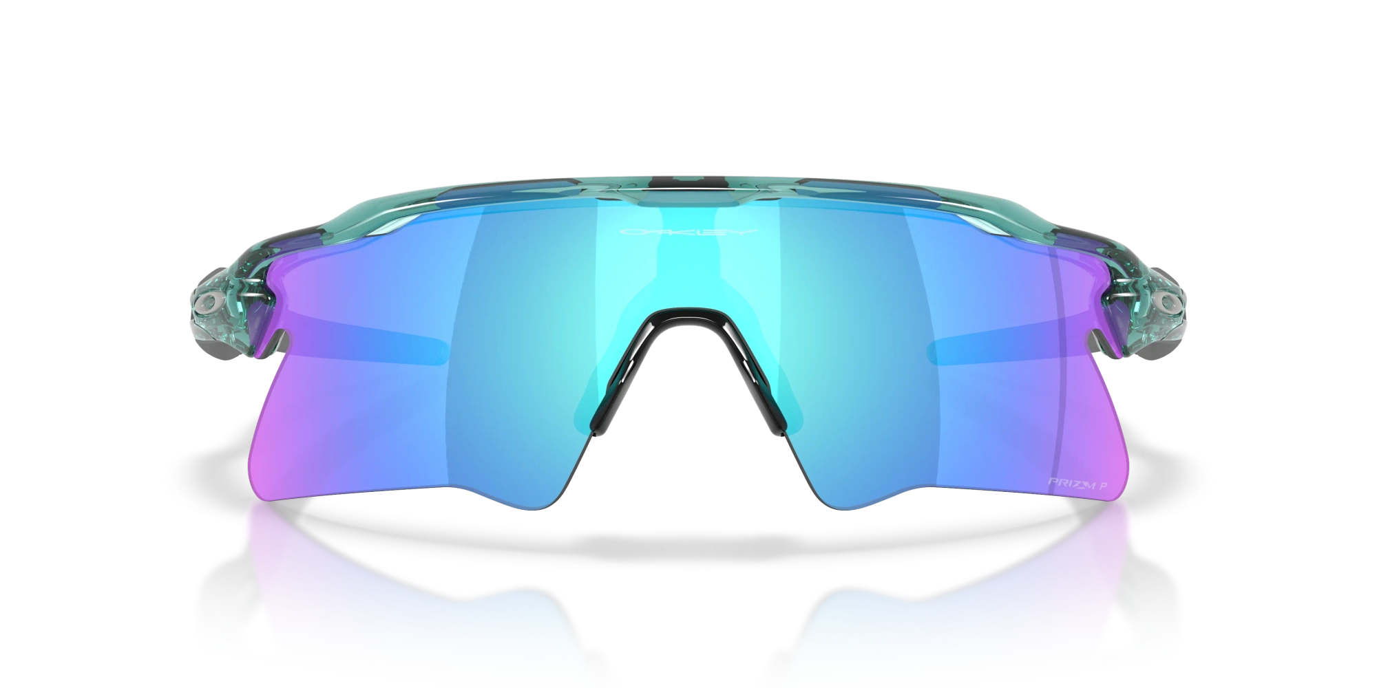 Oakley Sunglasses RADAR EV HEATER Transparent Pacific/Prizm Sapphire Polarized OO9541-09