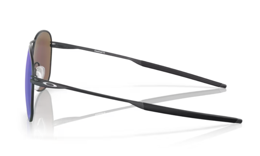 Oakley Okulary przeciwsłoneczne z polaryzacją Satin Light Steel, Prizm Sapphire Polarized OO6050-04